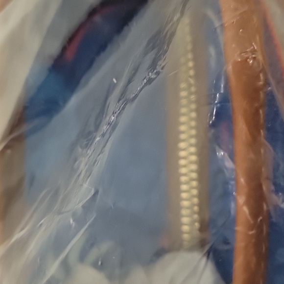 Dooney & Bourke Disney Blue Travel Patch Tote Bag - Picture 8 of 11